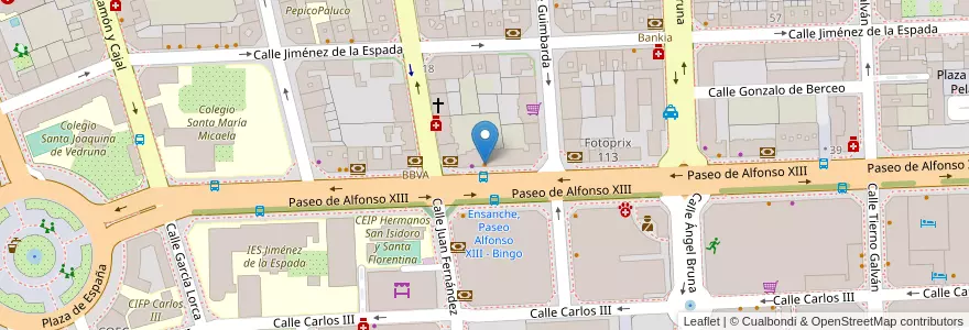 Mapa de ubicacion de Trébol Sports Bar en Espanha, Região De Múrcia, Região De Múrcia, Campo De Cartagena Y Mar Menor, Cartagena.