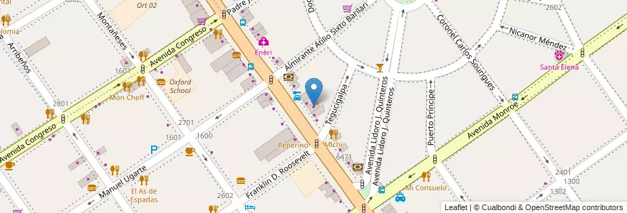 Mapa de ubicacion de Treffen, Belgrano en アルゼンチン, Ciudad Autónoma De Buenos Aires, ブエノスアイレス, Comuna 13.