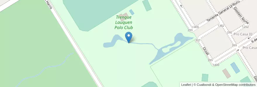 Mapa de ubicacion de Trenque Lauquen Polo Club en آرژانتین, استان بوئنوس آیرس, Partido De Trenque Lauquen, Cuartel Chacras De Trenque Lauquen.