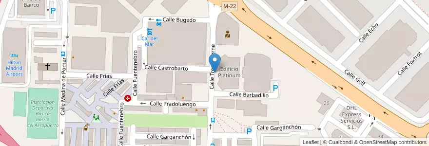 Mapa de ubicacion de TRESPADERNE, CALLE, DE,41 en إسبانيا, منطقة مدريد, منطقة مدريد, Área Metropolitana De Madrid Y Corredor Del Henares, مدريد.