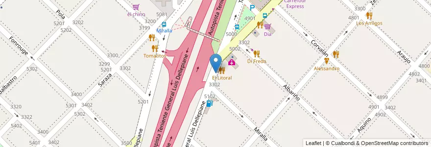 Mapa de ubicacion de Tricky, Villa Lugano en 阿根廷, Ciudad Autónoma De Buenos Aires, 布宜诺斯艾利斯, Comuna 8.