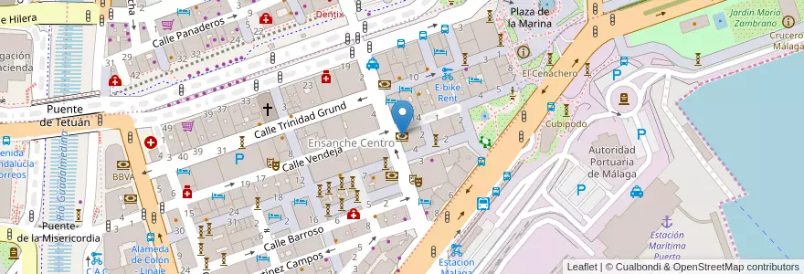 Mapa de ubicacion de Triodos Bank en スペイン, アンダルシア州, Málaga, Málaga-Costa Del Sol, Málaga.