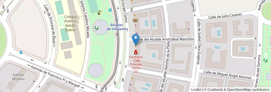 Mapa de ubicacion de Trisquel en Испания, Мадрид, Мадрид, Área Metropolitana De Madrid Y Corredor Del Henares, Мадрид.