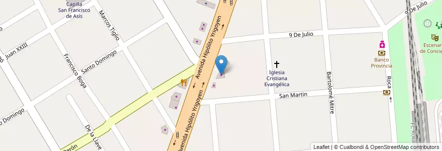 Mapa de ubicacion de Trocone en Arjantin, Buenos Aires, Partido De Almirante Brown, Burzaco.