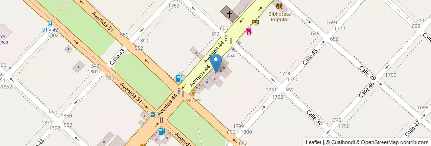 Mapa de ubicacion de Trophy Outlet, Casco Urbano en Argentinië, Buenos Aires, Partido De La Plata, La Plata.