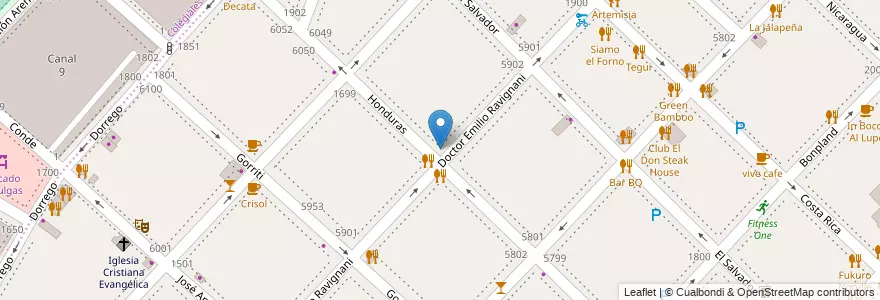 Mapa de ubicacion de Trova Bar, Palermo en Argentinien, Ciudad Autónoma De Buenos Aires, Buenos Aires.