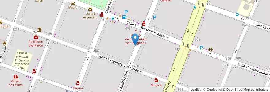 Mapa de ubicacion de Tu Auto Lujan en Arjantin, Buenos Aires, Partido De Luján.