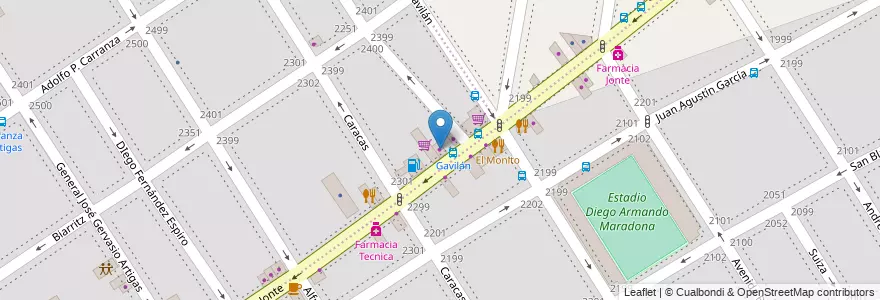 Mapa de ubicacion de Tu Elite, Villa del Parque en الأرجنتين, Ciudad Autónoma De Buenos Aires, Buenos Aires, Comuna 11.