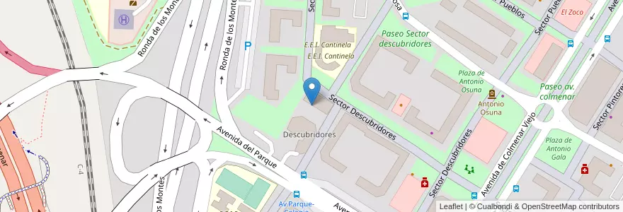 Mapa de ubicacion de Tu Jardín con enanitos en إسبانيا, منطقة مدريد, منطقة مدريد, Área Metropolitana De Madrid Y Corredor Del Henares, Tres Cantos.
