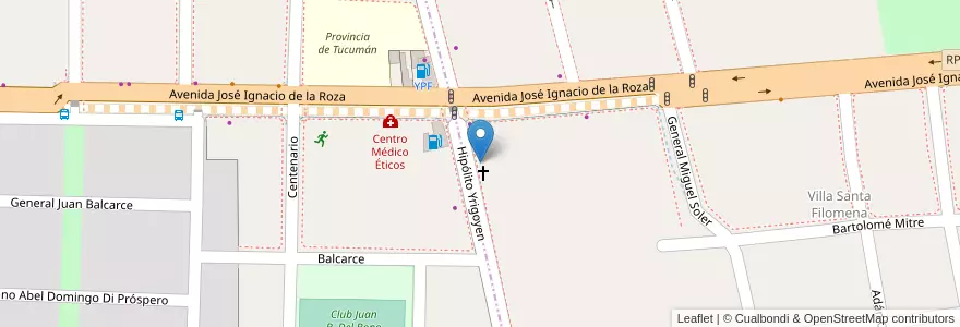 Mapa de ubicacion de Tu Lavadero en Arjantin, San Juan, Şili, Rivadavia.