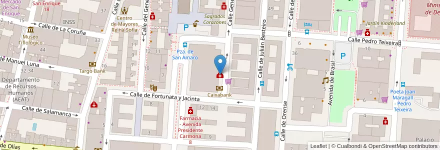 Mapa de ubicacion de Tu podólogo en 스페인, Comunidad De Madrid, Comunidad De Madrid, Área Metropolitana De Madrid Y Corredor Del Henares, 마드리드.