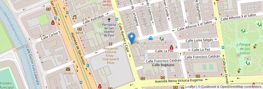 Mapa de ubicacion de Tú y Yo en スペイン, ムルシア州, ムルシア州, Campo De Cartagena Y Mar Menor, Cartagena.