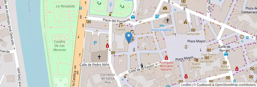 Mapa de ubicacion de Tuba en 스페인, Castilla Y León, Valladolid, Valladolid.