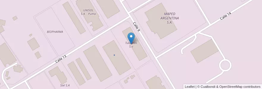 Mapa de ubicacion de Tubaplas S.a en Argentina, Buenos Aires, Partido Del Pilar, Fátima.