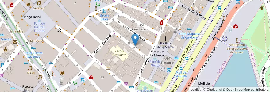 Mapa de ubicacion de Tucco Real Food en Испания, Каталония, Барселона, Барселонес, Барселона.