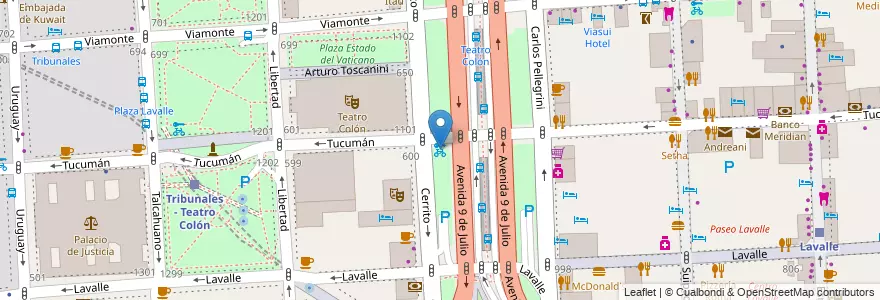 Mapa de ubicacion de Tucumán, San Nicolas en الأرجنتين, Ciudad Autónoma De Buenos Aires, Comuna 1, Buenos Aires.