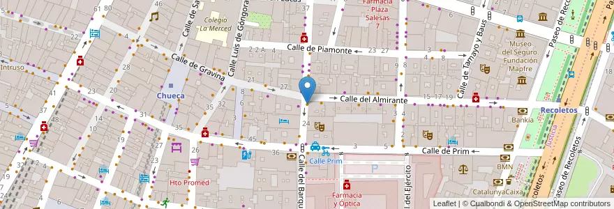Mapa de ubicacion de Tuk Tuk en Spain, Community Of Madrid, Community Of Madrid, Área Metropolitana De Madrid Y Corredor Del Henares, Madrid.