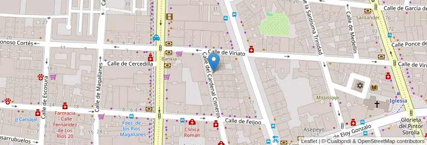 Mapa de ubicacion de Tuk Tuk Express en إسبانيا, منطقة مدريد, منطقة مدريد, Área Metropolitana De Madrid Y Corredor Del Henares, مدريد.