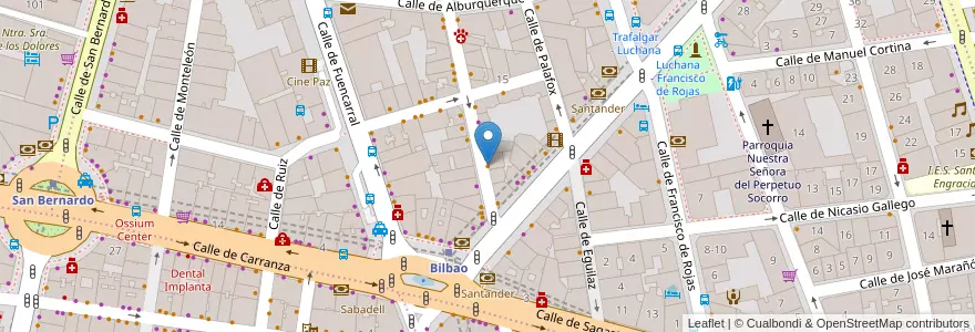 Mapa de ubicacion de Tuk Tuk en 西班牙, Comunidad De Madrid, Comunidad De Madrid, Área Metropolitana De Madrid Y Corredor Del Henares, Madrid.
