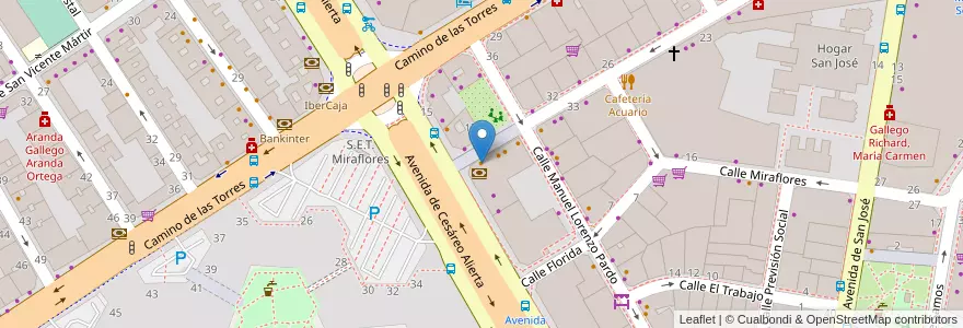 Mapa de ubicacion de Turkuaz Istanbul en إسبانيا, أرغون, سرقسطة, Zaragoza, سرقسطة.