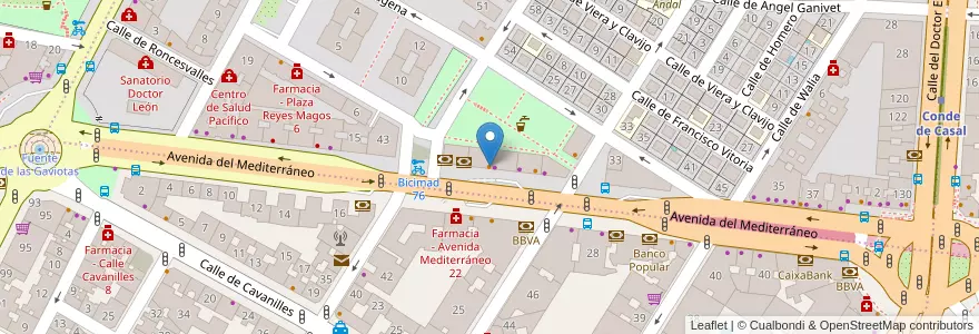 Mapa de ubicacion de Twin Pizza en Испания, Мадрид, Мадрид, Área Metropolitana De Madrid Y Corredor Del Henares, Мадрид.