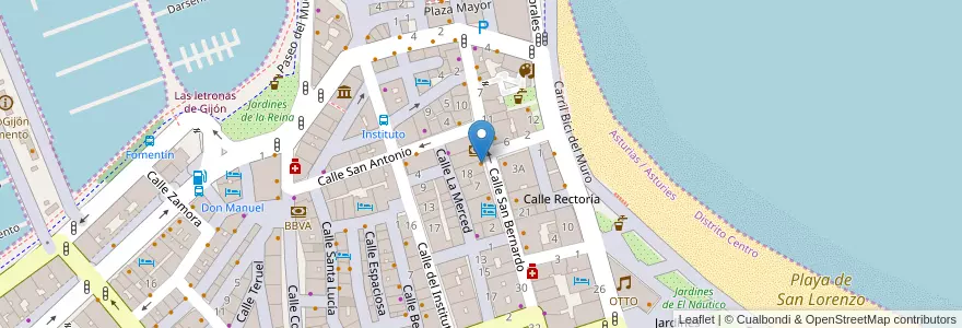 Mapa de ubicacion de Twist Café en スペイン.