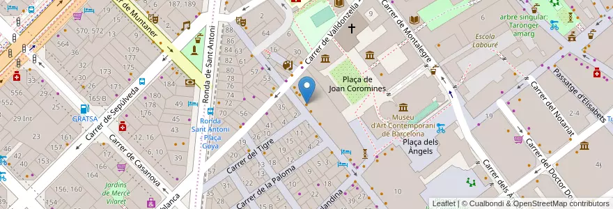 Mapa de ubicacion de Two Schmucks en اسپانیا, Catalunya, Barcelona, Barcelonès, Barcelona.
