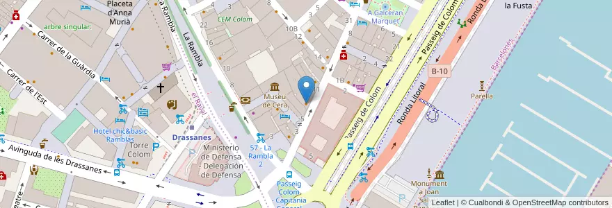 Mapa de ubicacion de Txikiteo en اسپانیا, Catalunya, Barcelona, Barcelonès, Barcelona.