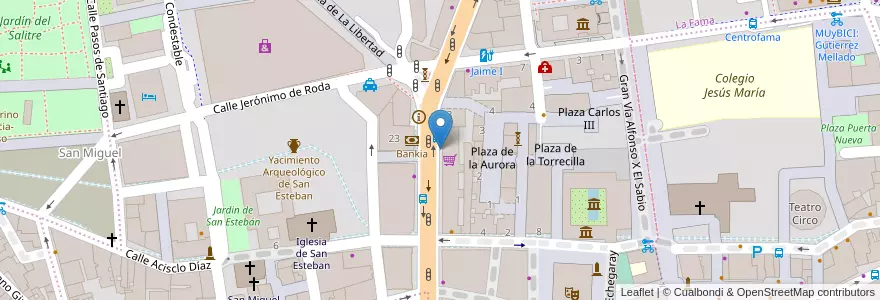 Mapa de ubicacion de U invertida en スペイン, ムルシア州, ムルシア州, Área Metropolitana De Murcia, Murcia.
