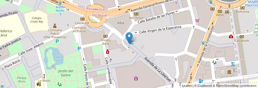 Mapa de ubicacion de U invertida en Spanien, Region Murcia, Region Murcia, Área Metropolitana De Murcia, Murcia.