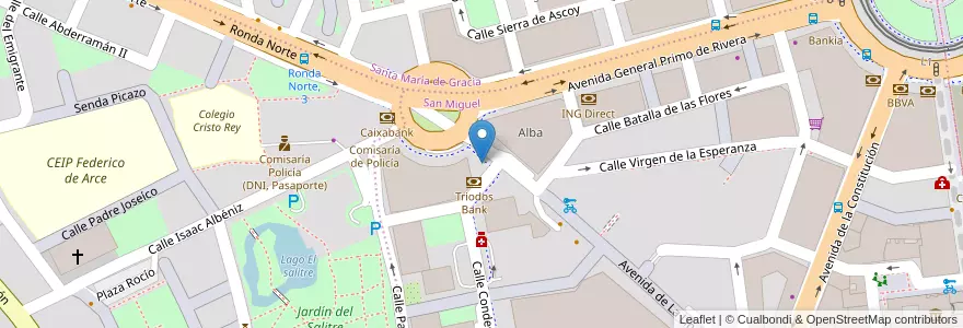 Mapa de ubicacion de U invertida en Spanje, Murcia, Murcia, Área Metropolitana De Murcia, Murcia.