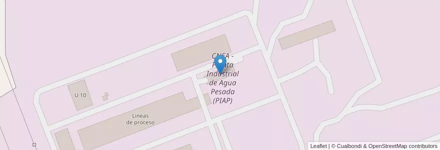 Mapa de ubicacion de U18 - Laboratorio en Arjantin, Şili, Neuquén, Departamento Confluencia, Municipio De Senillosa.
