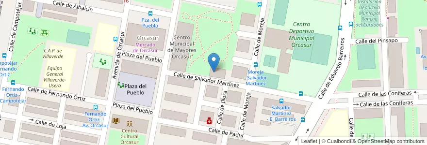 Mapa de ubicacion de UFIL Virgen de África en Espagne, Communauté De Madrid, Communauté De Madrid, Área Metropolitana De Madrid Y Corredor Del Henares, Madrid.