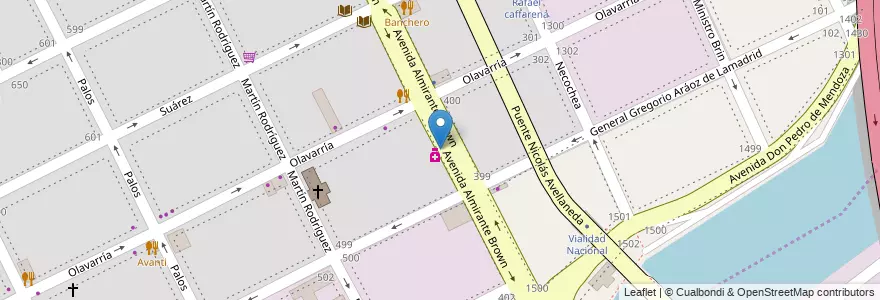 Mapa de ubicacion de UGEE 11 Bachillerato Popular de Adultos y Adolescentes Germán Abdala, Boca en Argentinien, Ciudad Autónoma De Buenos Aires, Comuna 4, Buenos Aires.