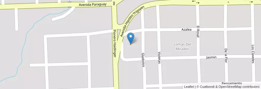 Mapa de ubicacion de Ulises en 阿根廷, Misiones, Departamento Eldorado, Municipio De Eldorado, Eldorado.