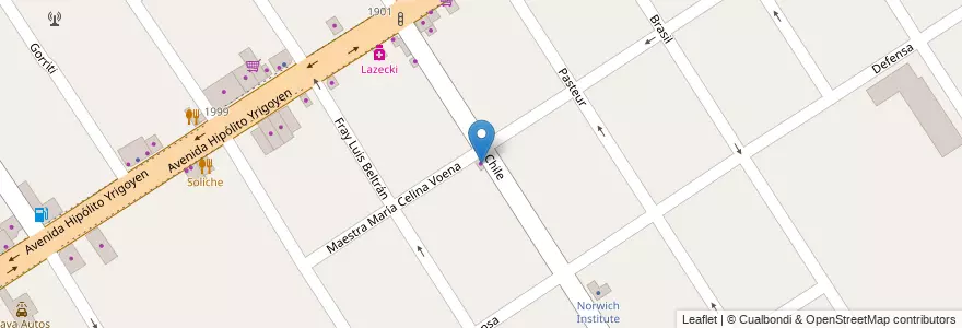 Mapa de ubicacion de Umpa Lumpa en Arjantin, Buenos Aires, Partido De Tigre, El Talar.