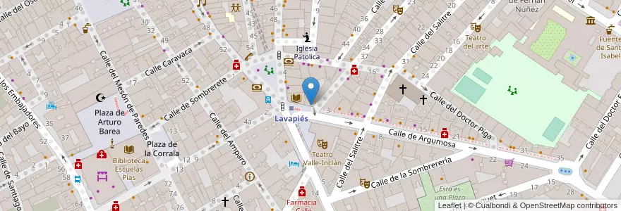 Mapa de ubicacion de UNED en Испания, Мадрид, Мадрид, Área Metropolitana De Madrid Y Corredor Del Henares, Мадрид.