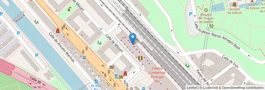Mapa de ubicacion de Unica. Centro médico estético en Испания, Мадрид, Мадрид, Área Metropolitana De Madrid Y Corredor Del Henares, Мадрид.