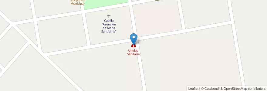 Mapa de ubicacion de Unidad Sanitaria en 阿根廷, 布宜诺斯艾利斯省, Partido De Lincoln.