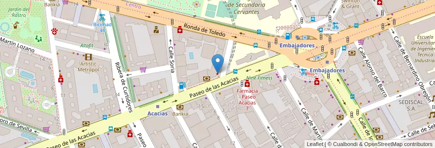 Mapa de ubicacion de Unidental en Испания, Мадрид, Мадрид, Área Metropolitana De Madrid Y Corredor Del Henares, Мадрид.
