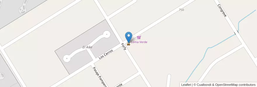 Mapa de ubicacion de Uniko en アルゼンチン, ブエノスアイレス州, Partido De Escobar, Loma Verde.