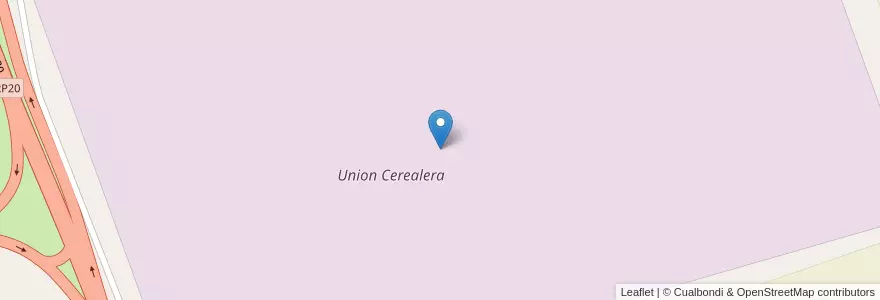 Mapa de ubicacion de Union Cerealera en 아르헨티나, 엔트레리오스주, Departamento Gualeguaychú, Distrito Pehuajó Al Norte.