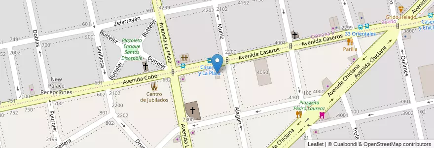 Mapa de ubicacion de Union Obrera Metalurgica de la B.A., Nueva Pompeya en Arjantin, Ciudad Autónoma De Buenos Aires, Comuna 4, Buenos Aires.