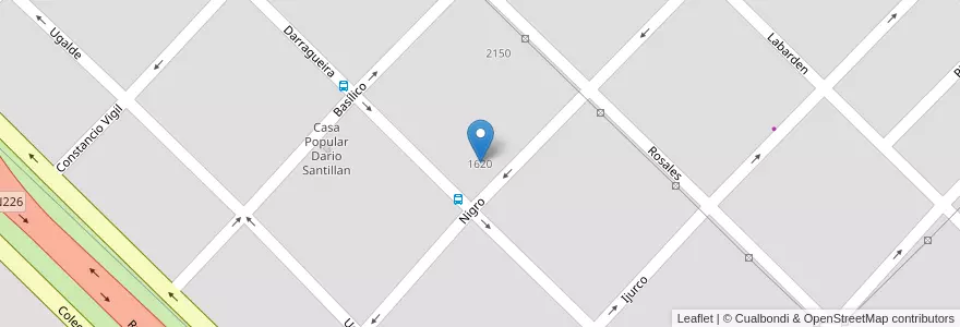 Mapa de ubicacion de Universidad Barrial de Villa Aguirre en アルゼンチン, ブエノスアイレス州, Partido De Tandil, Tandil.