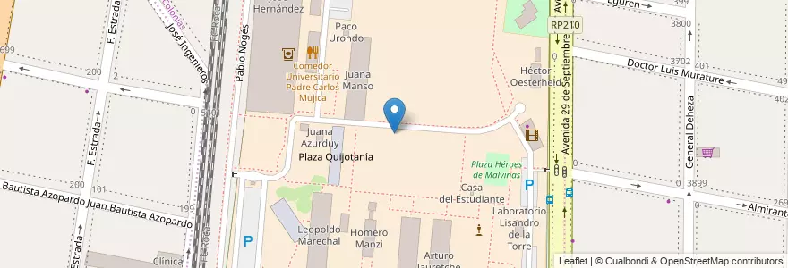 Mapa de ubicacion de Universidad Nacional de Lanús en Arjantin, Buenos Aires, Partido De Lanús, Remedios De Escalada.