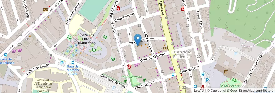Mapa de ubicacion de Universitas Café en 西班牙, 安达鲁西亚, Málaga, Málaga-Costa Del Sol, Málaga.