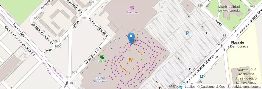 Mapa de ubicacion de Universo Garden Angels en 阿根廷, 布宜诺斯艾利斯省, Partido De Avellaneda, Avellaneda.