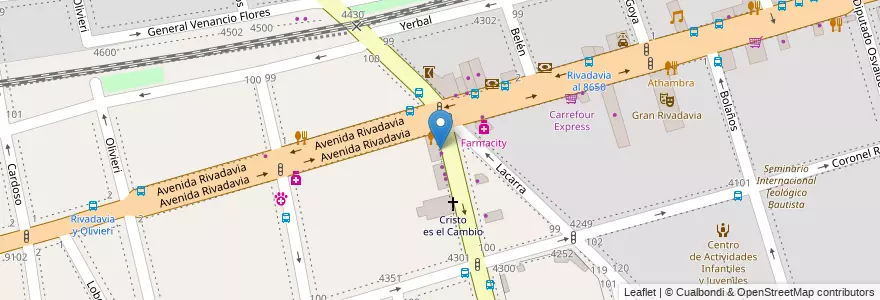 Mapa de ubicacion de UniverZoo, Velez Sarsfield en Argentina, Ciudad Autónoma De Buenos Aires, Buenos Aires, Comuna 10.