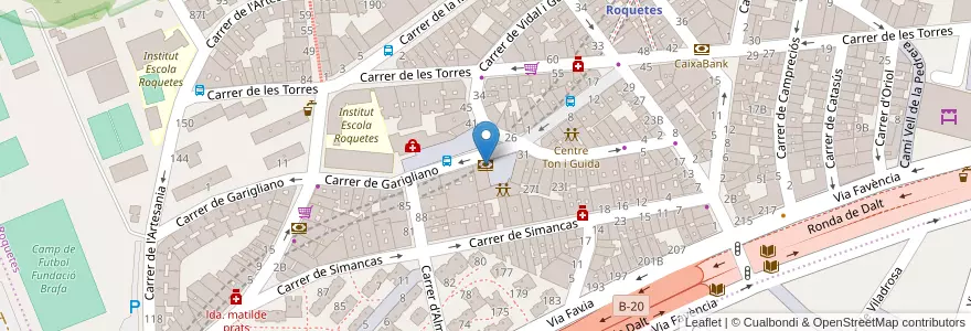 Mapa de ubicacion de Unnim en 西班牙, Catalunya, Barcelona, Barcelonès, Barcelona.