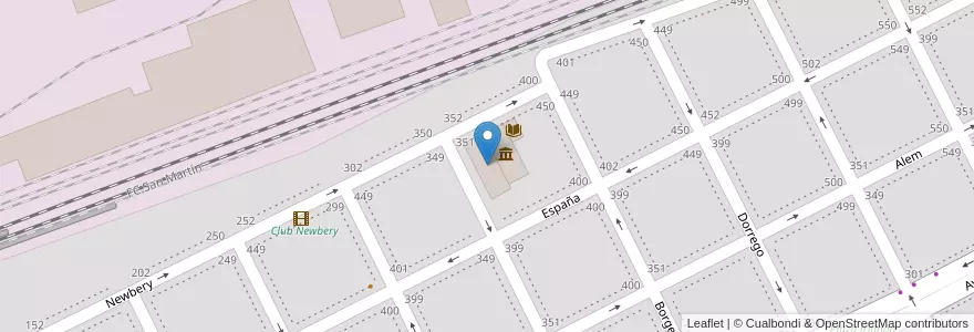 Mapa de ubicacion de UNNOBA - Edificio Eva Perón en Argentinië, Buenos Aires, Partido De Junín, Junín.
